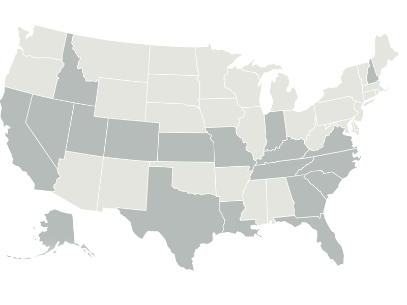HCA US Map Facilities Plain 800x600 